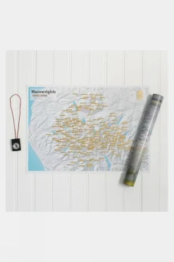 Wainwright Summits Collect & Scratch Print Map