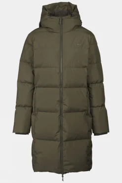 Womens Aarhus Recycled Long Down Jacket