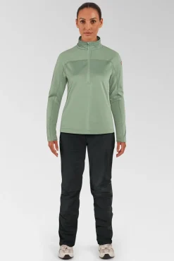 Womens Abisko Lite Fleece Half Zip Fleece