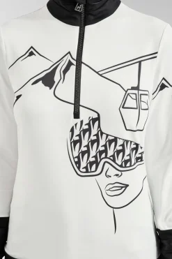 Womens Amie Gondola Half Zip Top