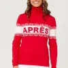 Womens Apres Turtleneck Knitted Sweater
