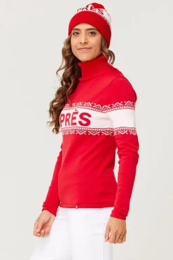 Womens Apres Turtleneck Knitted Sweater