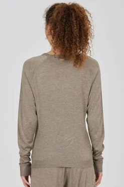 Womens Athens Knitted Crew Neck