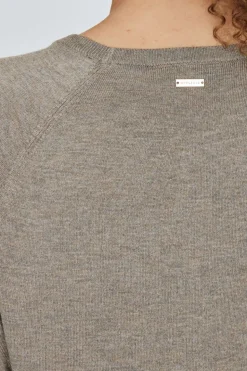 Womens Athens Knitted Crew Neck