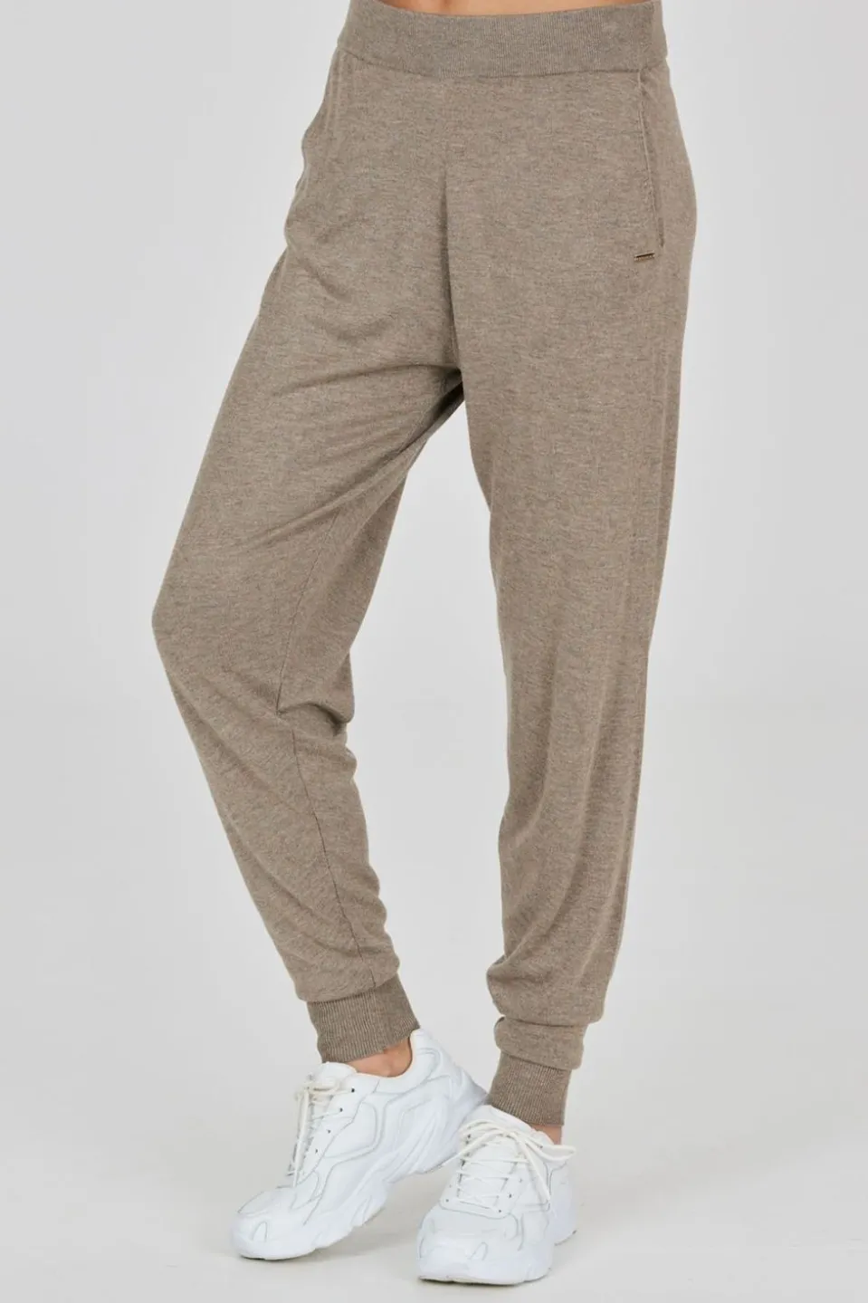 Womens Athens Knitted Jogger Pants