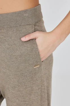 Womens Athens Knitted Jogger Pants