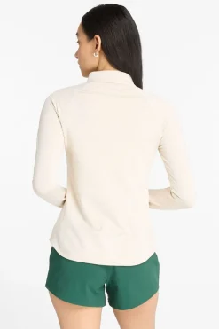 Womens Athletics Heat Grid Half Zip Fleece