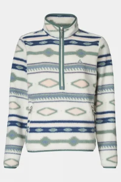 Womens Barrosa Printed Half Zip Fleece