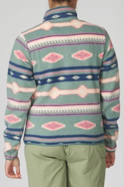 Womens Barrosa Printed Half Zip Fleece