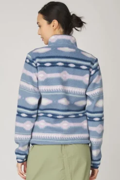 Womens Barrosa Printed Half Zip Fleece