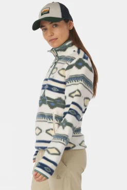 Womens Barrosa Printed Half Zip Fleece