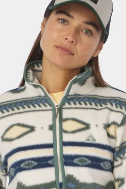 Womens Barrosa Printed Half Zip Fleece