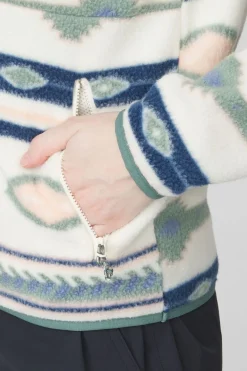 Womens Barrosa Printed Half Zip Fleece