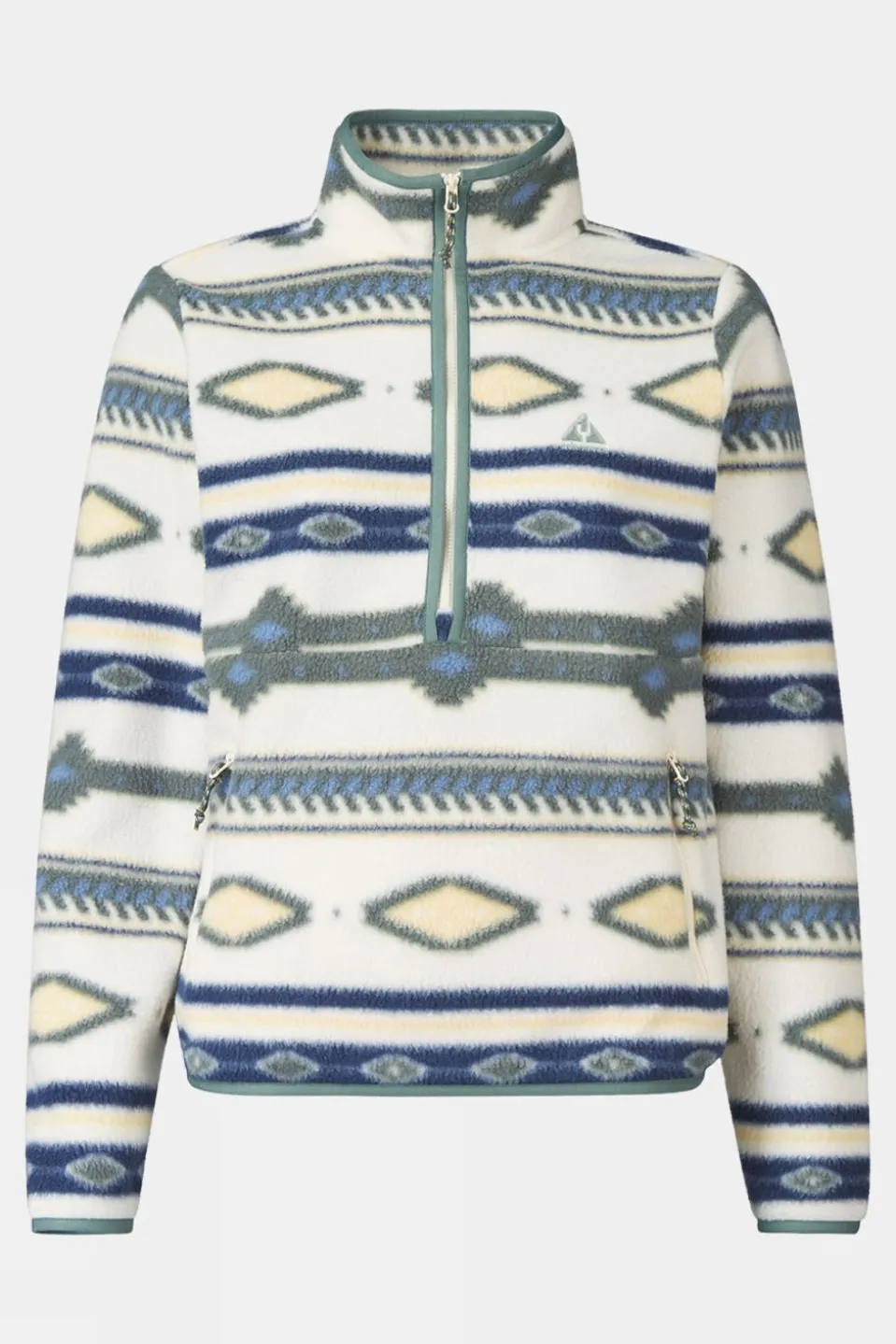 Womens Barrosa Printed Half Zip Fleece