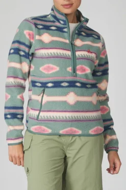 Womens Barrosa Printed Half Zip Fleece