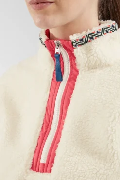 Womens Battams Half Zip Fleece