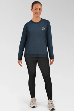 Womens Blue Fleece Sweater