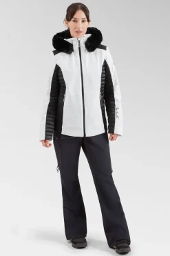 Womens Camille Faux Fur Ski Jacket