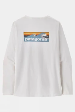 Womens Cap Cool Long Sleeve Daily Graphic T-Shirt