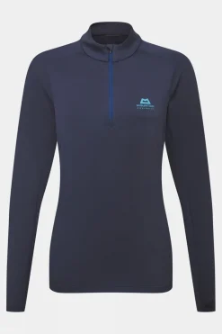 Womens Cerrig Long Sleeves Zip Base Layer Top