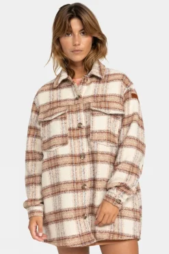 Womens Check The Swell IIII Shacket