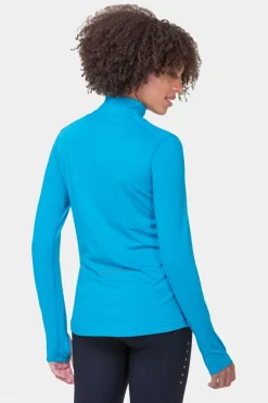 Womens Core Thermal Half Zip Long Sleeve Top