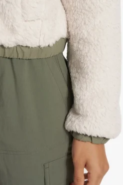 Womens Cozy Sherpa Popover Fleece
