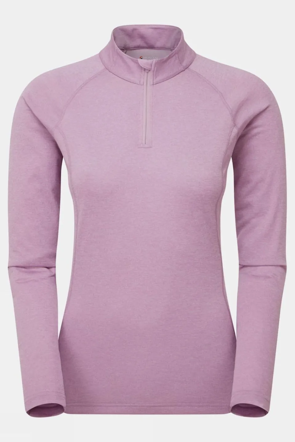 Womens Dart Zip Neck Base Layer Top