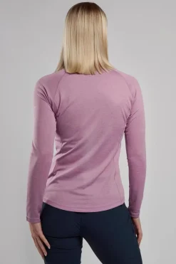Womens Dart Zip Neck Base Layer Top