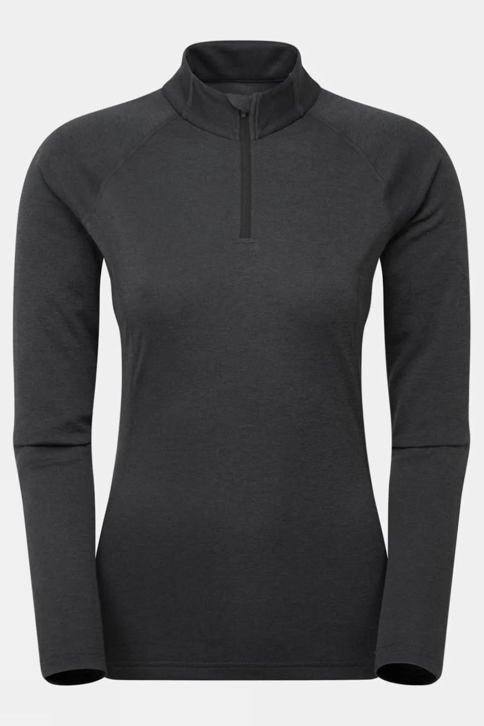 Womens Dart Zip Neck Base Layer Top