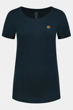 Womens Denimcel Melange Tee