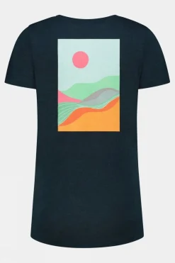 Womens Denimcel Melange Tee