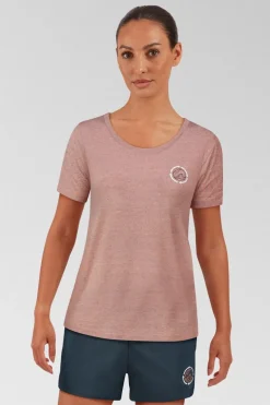 Womens Denimcel Melange Tee