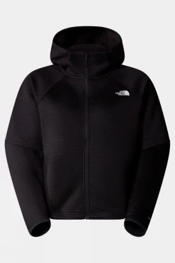 Womens Dotknit Thermal Full Zip Hoodie Fleece Jacket