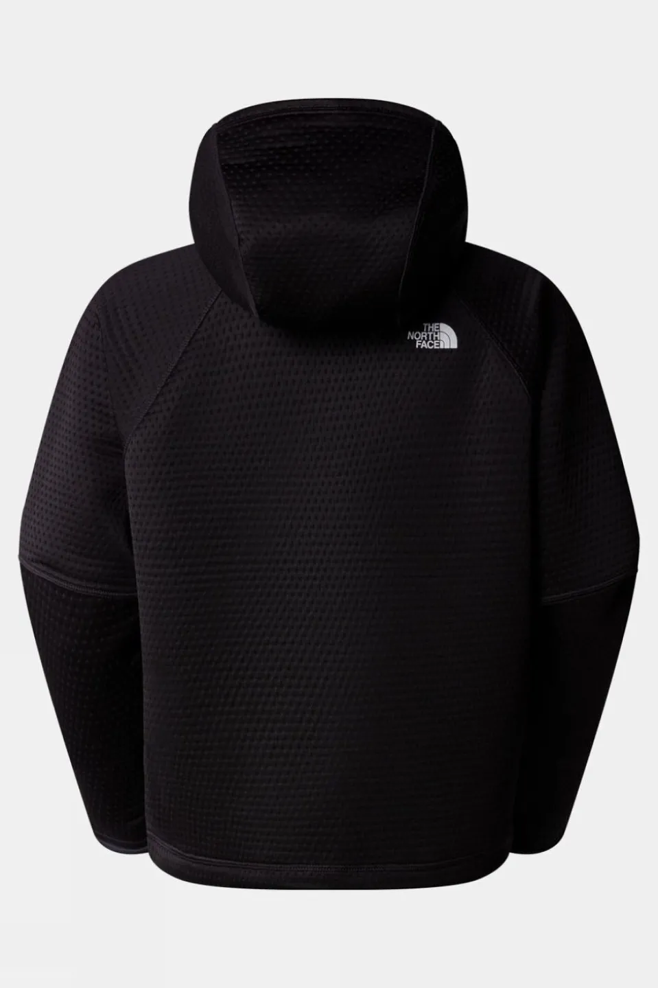 Womens Dotknit Thermal Full Zip Hoodie Fleece Jacket