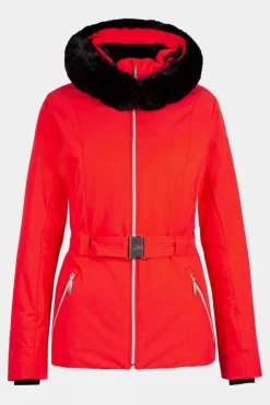 Womens Edith Faux Fur Ski Jacket