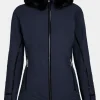 Womens Elise Faux Fur Ski Jacket