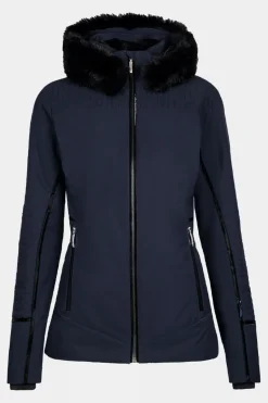 Womens Elise Faux Fur Ski Jacket
