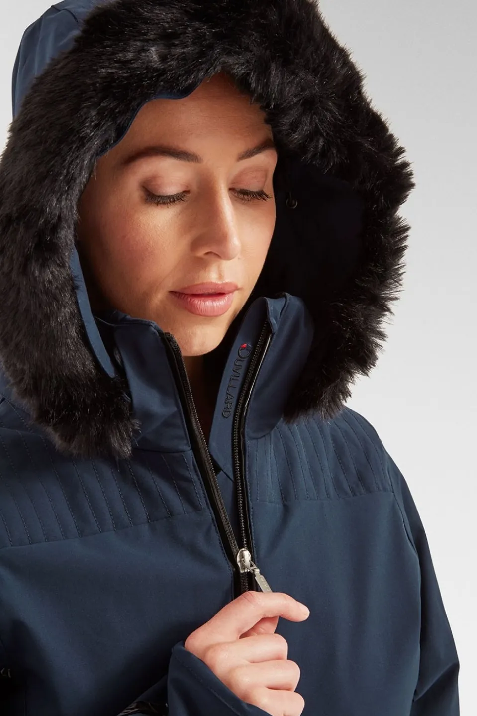 Womens Elise Faux Fur Ski Jacket