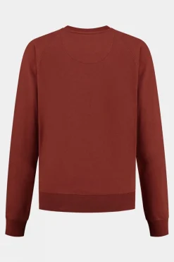 Womens Embroidered Blue Fleece Sweater