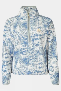 Womens Estate Printed Half Zip Fleece