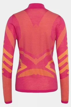Womens Faith Half Zip Base Layer Top