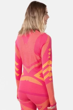 Womens Faith Half Zip Base Layer Top