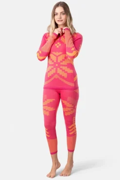 Womens Faith Half Zip Base Layer Top