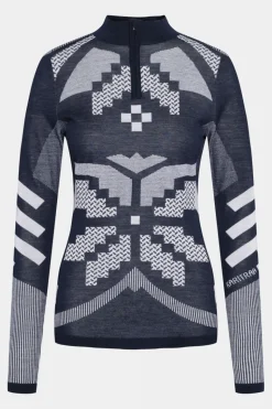 Womens Faith Half Zip Base Layer Top