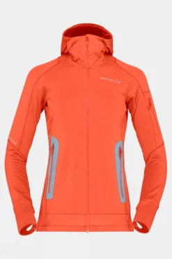 Womens Falketind Power Grid Hood Fleece
