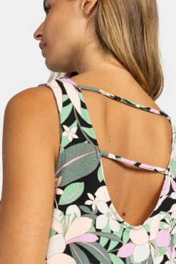 Womens Flowing Printed Vest Top