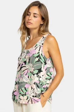 Womens Flowing Printed Vest Top