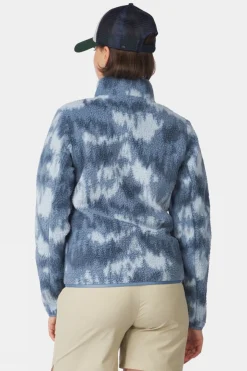 Womens Flynn Printed Half Zip Fleece