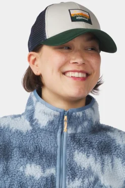 Womens Flynn Printed Half Zip Fleece